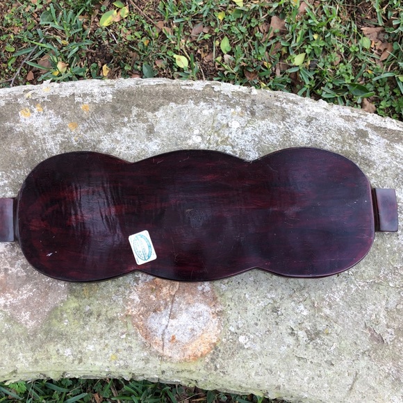 Vintage Taverneau Hand Crafted Wood Platter Tray - Picture 9 of 10